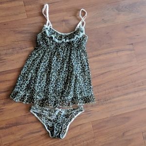 Victorias secret cheetah print lingerie